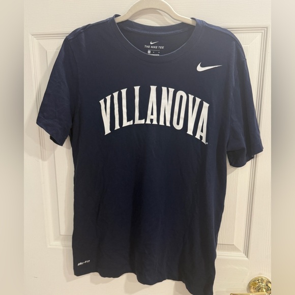 Nike Villanova Wildcats Dri-FIT Tee Men’s Medium Navy Blue NCAA College Shirt - Picture 2 of 7